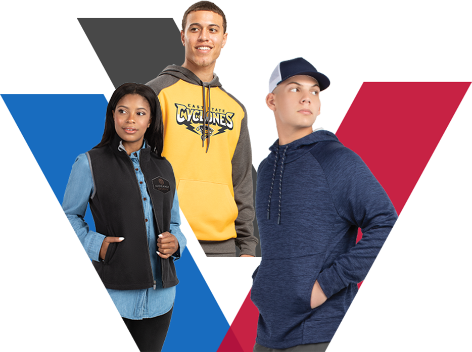 A group of three ASB outerwear Models