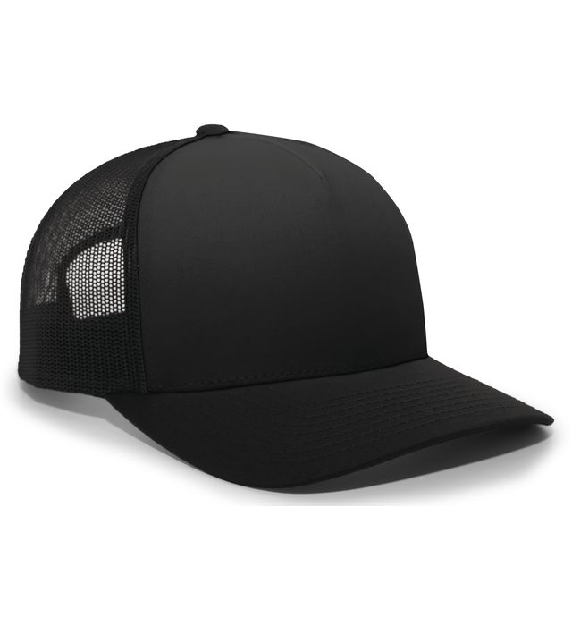 trucker cap black white