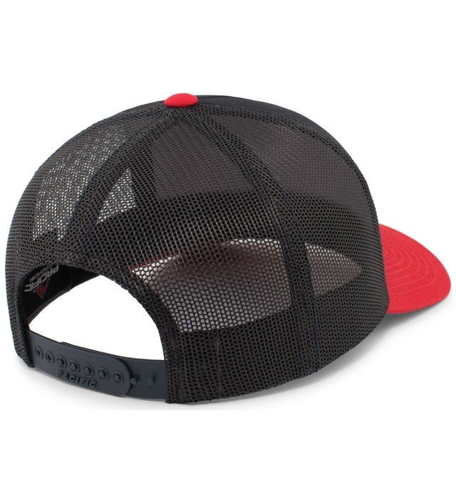 Pacific Headwear 105P | Perforated 5-Panel Trucker Snapback Cap