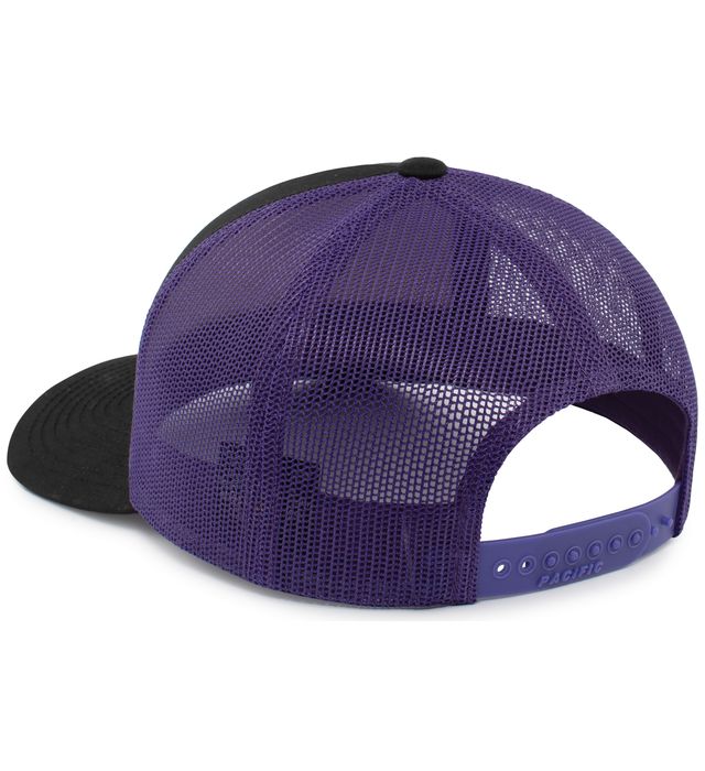 Pacific Headwear 105P | Perforated 5-Panel Trucker Snapback Cap