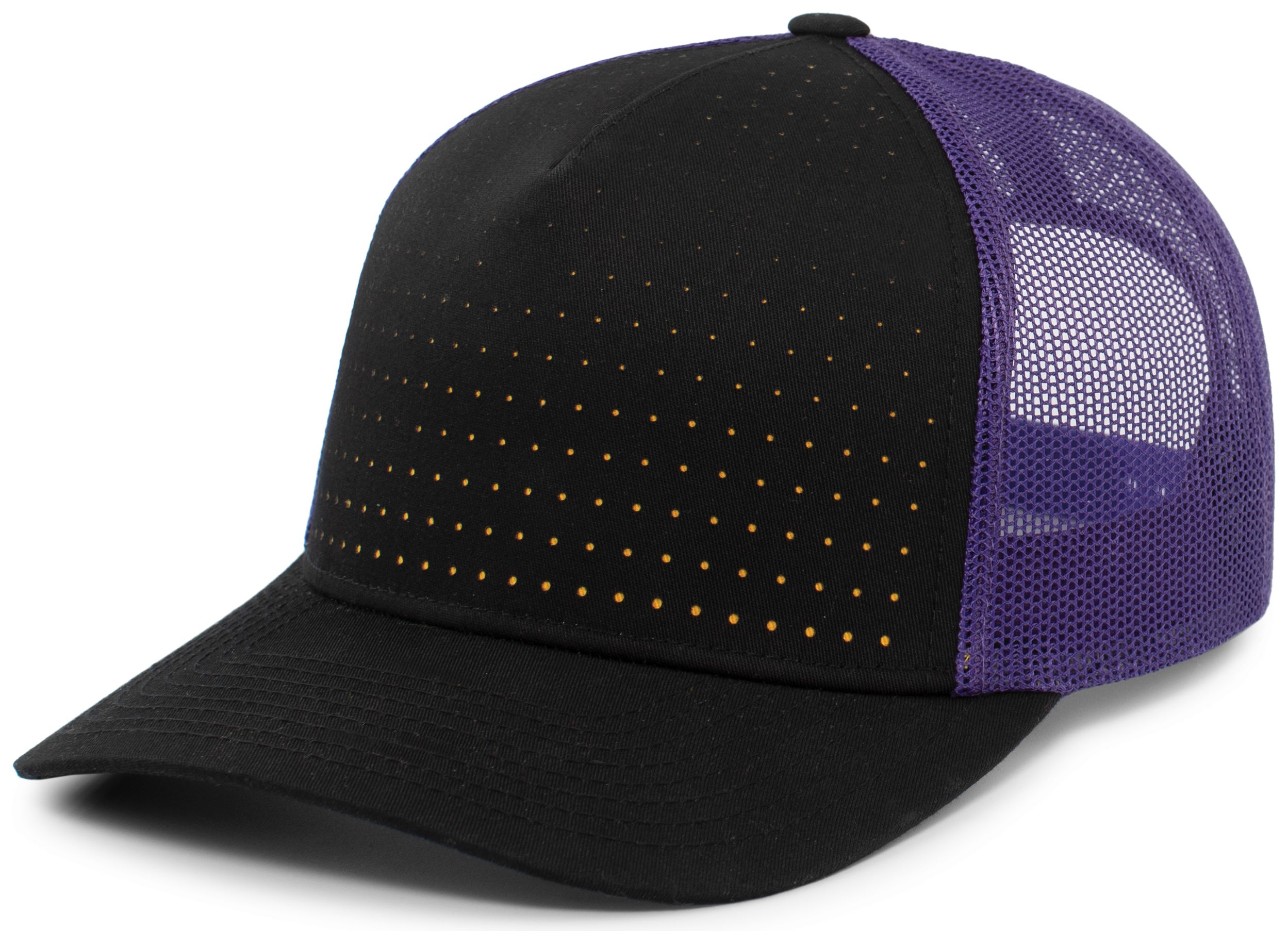 Perforated 5-Panel Trucker Snapback Cap | Pacific Headwear