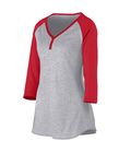 Athletic Heather/Red