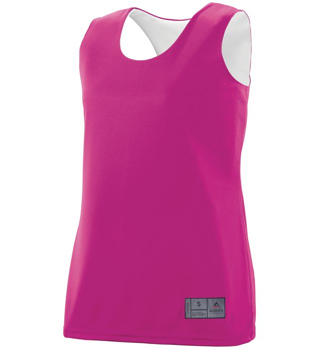 A2Y Women's Fitted Cotton Scoop Neck Sleeveless Crop Tank Top Magenta M 