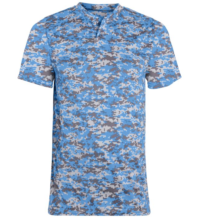 Augusta 1555  Digi Camo Wicking Two-Button Jersey