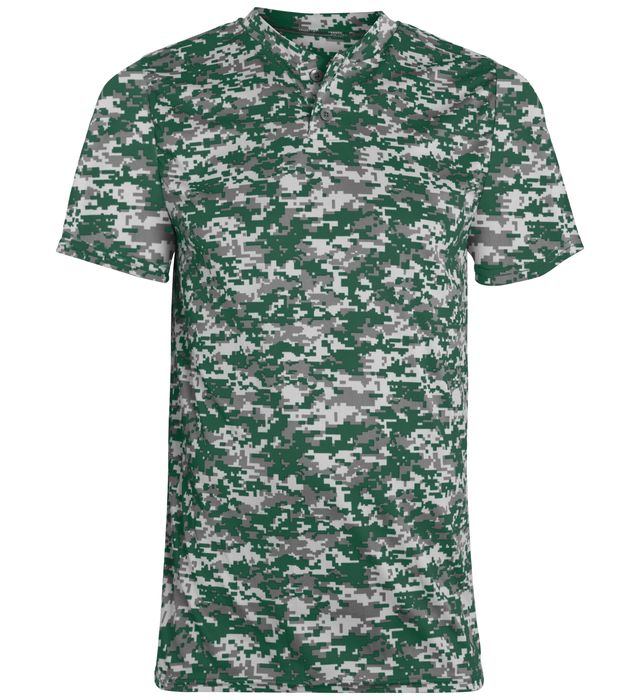 Augusta 1555  Digi Camo Wicking Two-Button Jersey