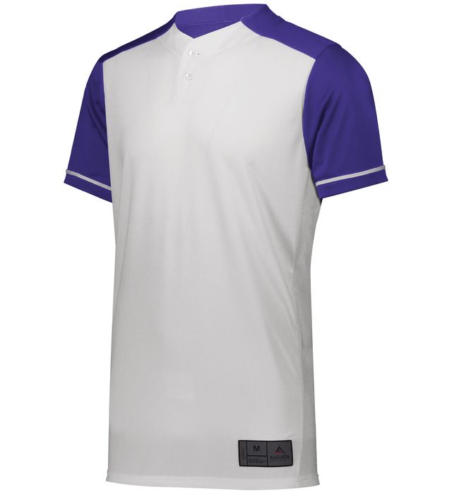 Augusta Sportswear Wicking Mesh Braided Trim Baseball Jersey