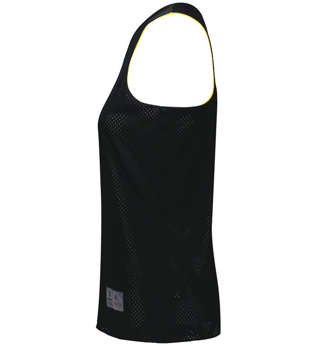 Men's Reversible Mesh Tank (BLACK/ WHITE - BLACK/ WHITE S)