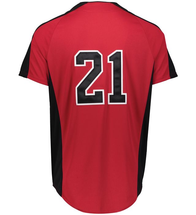 Russell 235JMM - Five Tool Full Button Front Baseball Jersey