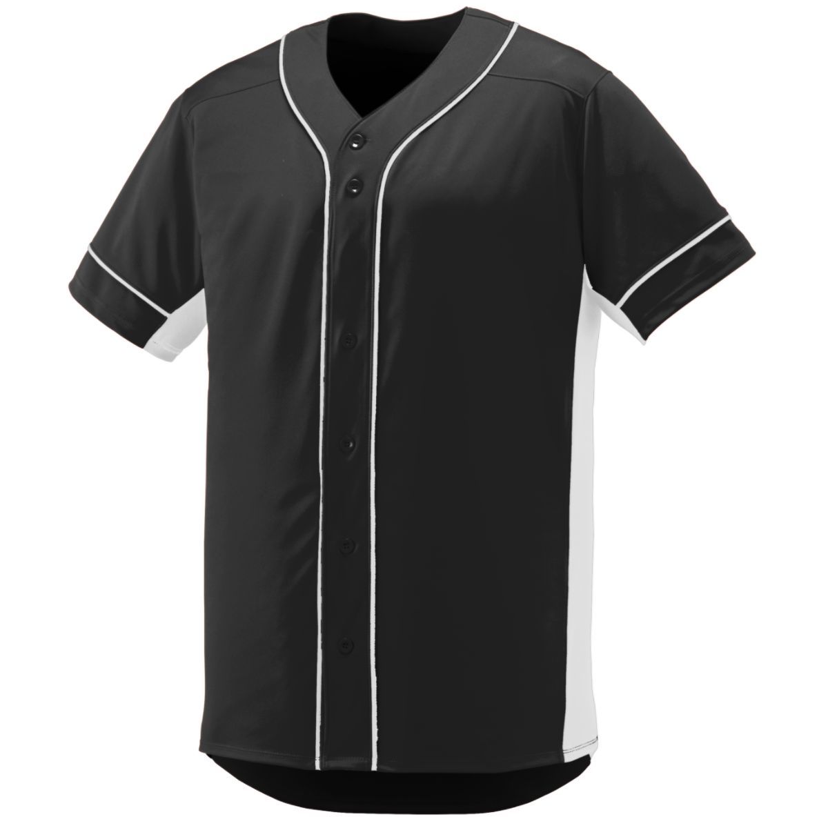 Augusta Sportswear 1660 Slugger Jersey - Black/ White M