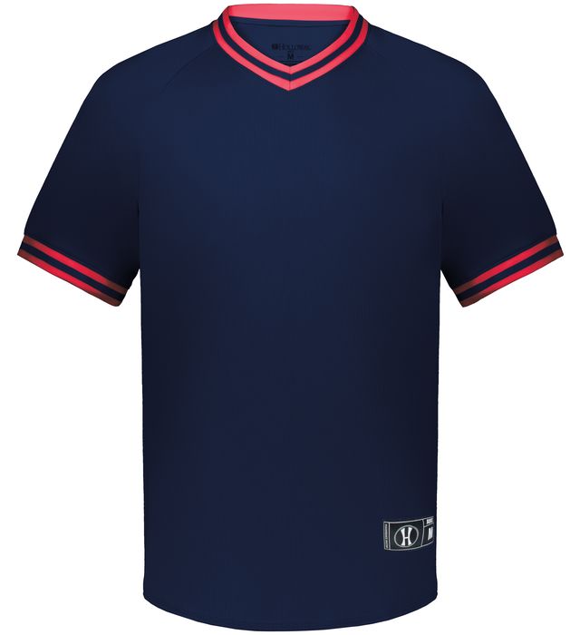 Augusta Sportswear 3XL Mens Blast Baseball Jersey Navy/Red/White 1530 
