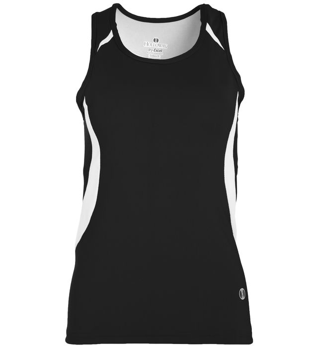 Ladies Womens Black or White Extra Long Stretch Tank Top Dress Vest Singlet