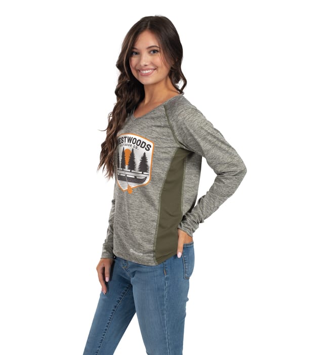 Holloway 222770 | Ladies Electrify Long Sleeve Tee Powered by Coolcore®