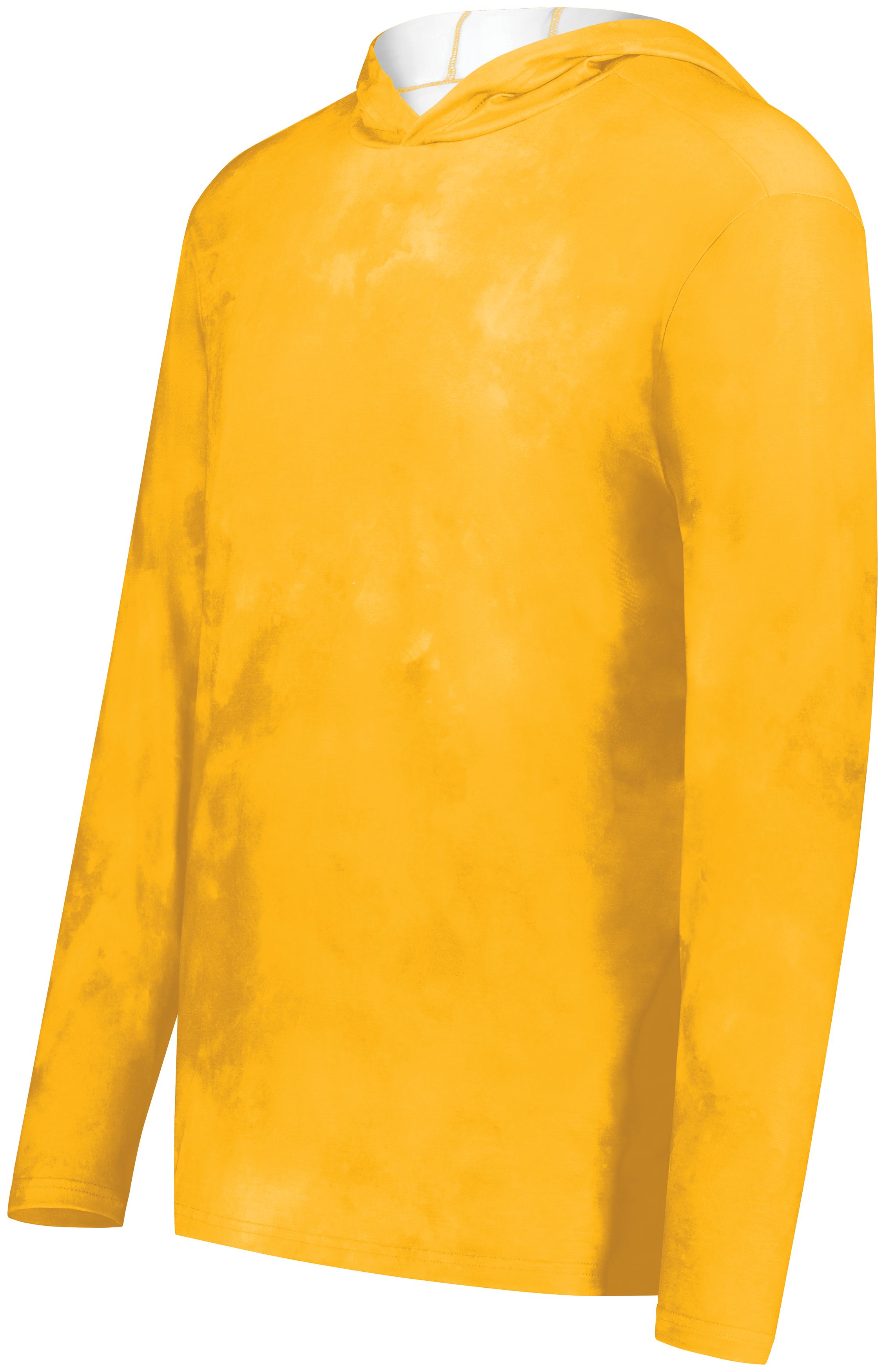 Front view of the Holloway Youth Stock Cotton-Touchâ„¢ Pullover Hoodie, displaying a vibrant, fully sublimated design, 3-panel hood, and structured set-in sleeves. Front view of the Holloway Youth Stock Cotton-Touchâ„¢ Pullover Hoodie, displaying a vibrant, fully sublimated design, 3-panel hood, and structured set-in sleeves.