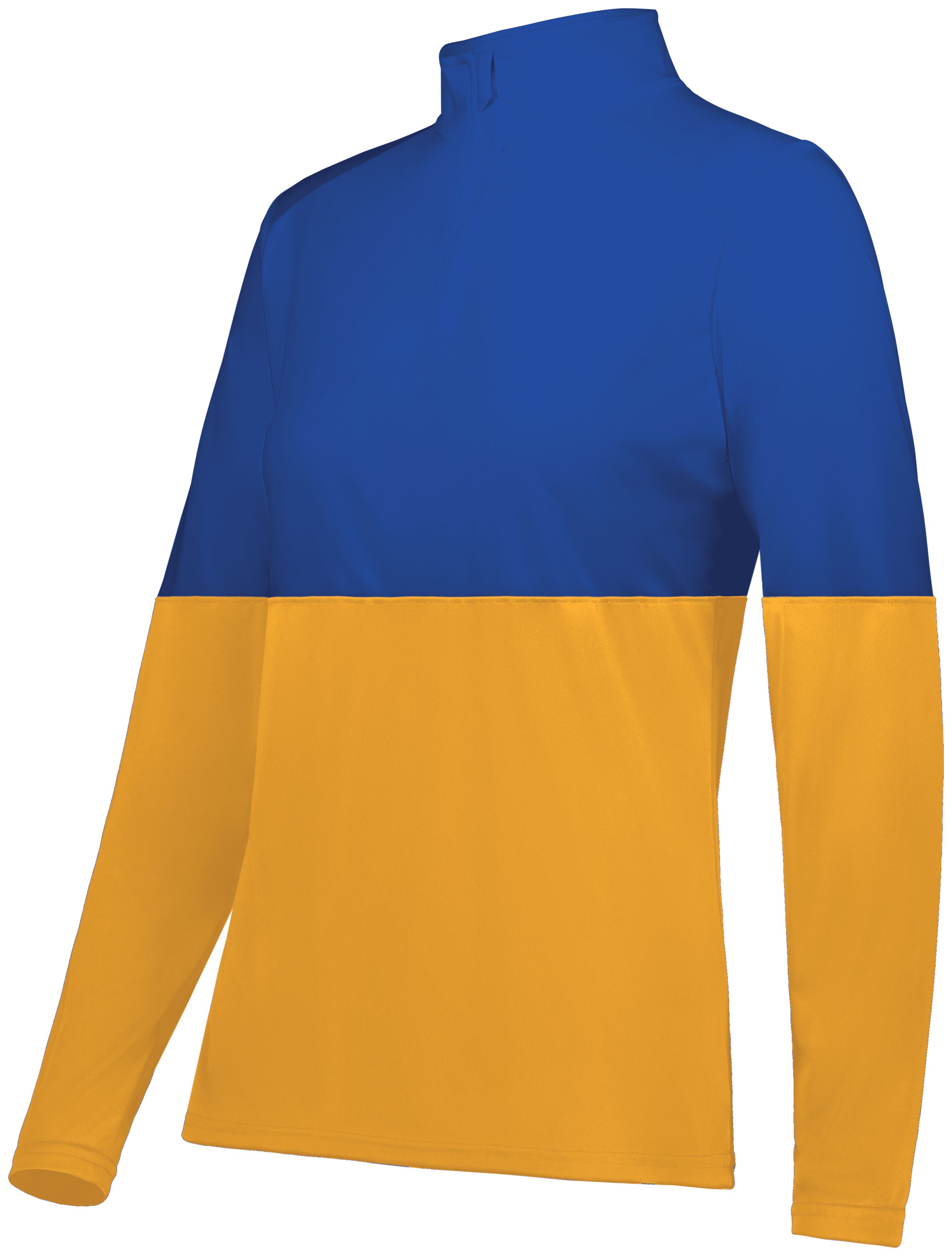 Holloway 223700 Women's Royal Gold Momentum Team Quarter-Zip Pullover