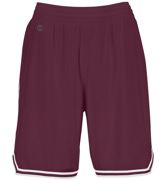 Burgundy basketball shorts on sale