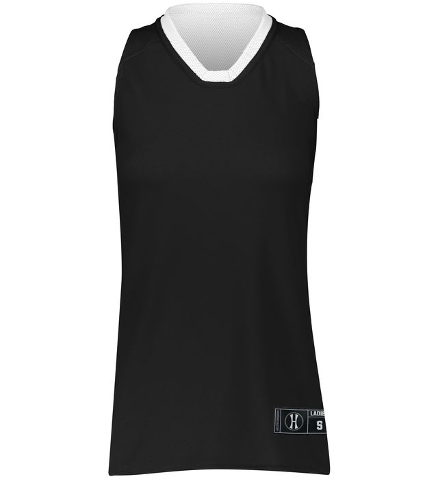 Augusta Sportswear 154 - Ladies Reversible Two Color Jersey Black/White - S