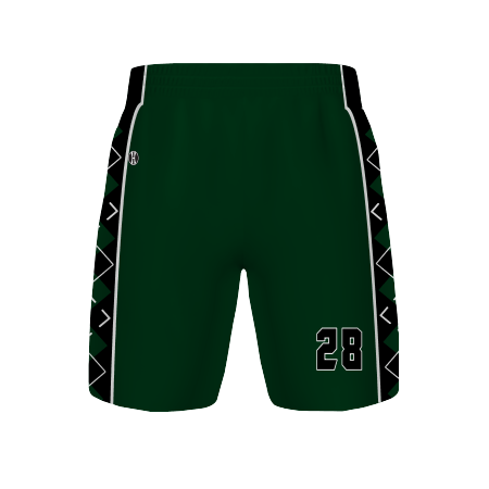 Holloway CUT_228122  FreeStyle Sublimated Reversible 8 Inch Basketball  Shorts