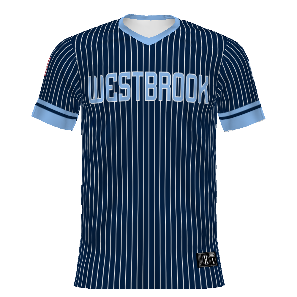 FreeStyle Sublimated Turbo V-Neck Baseball Jersey