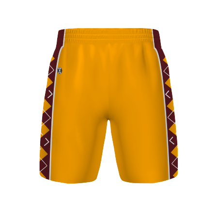 Holloway CUT_228222  Youth FreeStyle Sublimated Reversible 7 Inch  Basketball Shorts