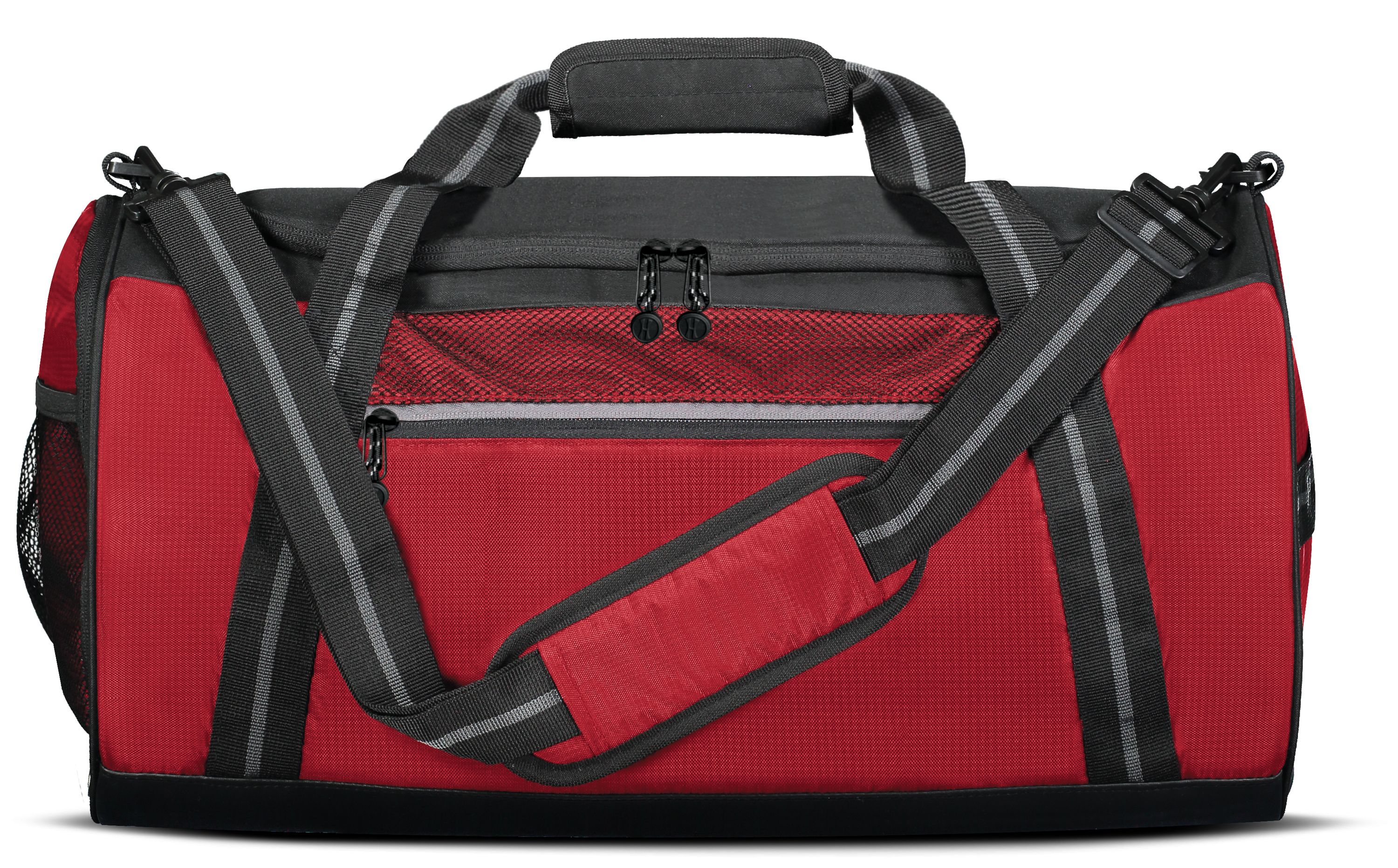 Black And Red Duffel Bag, Holdall Bag