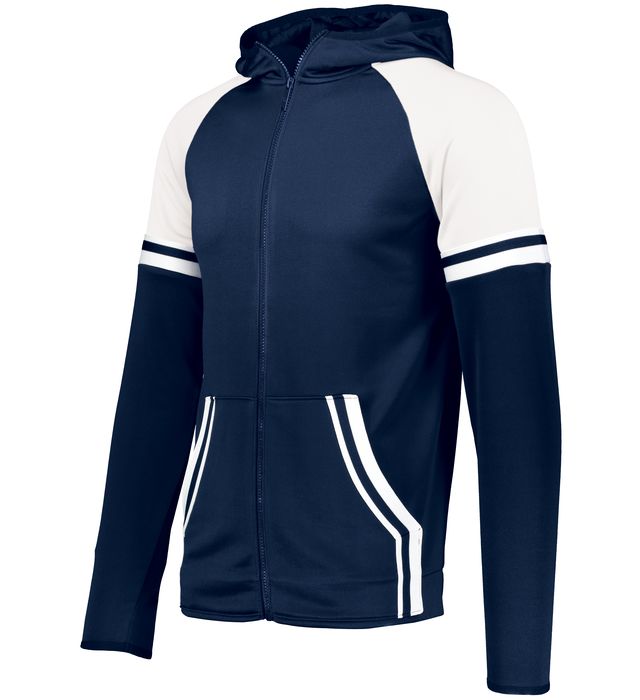 4371 Augusta Sportswear Youth Long Sleeve Brushed Tricot Winter Jacket 