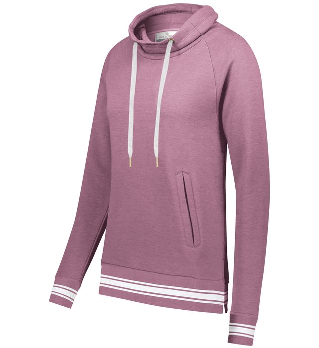 Ladies Ivy League Funnel Neck Pullover