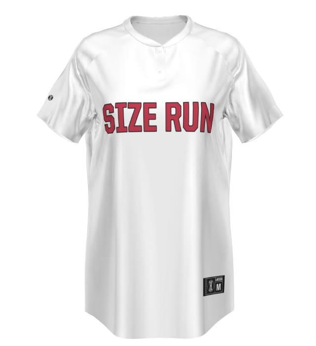 Ladies Freestyle Sublimated 2-Button Baseball Jersey                                                                            