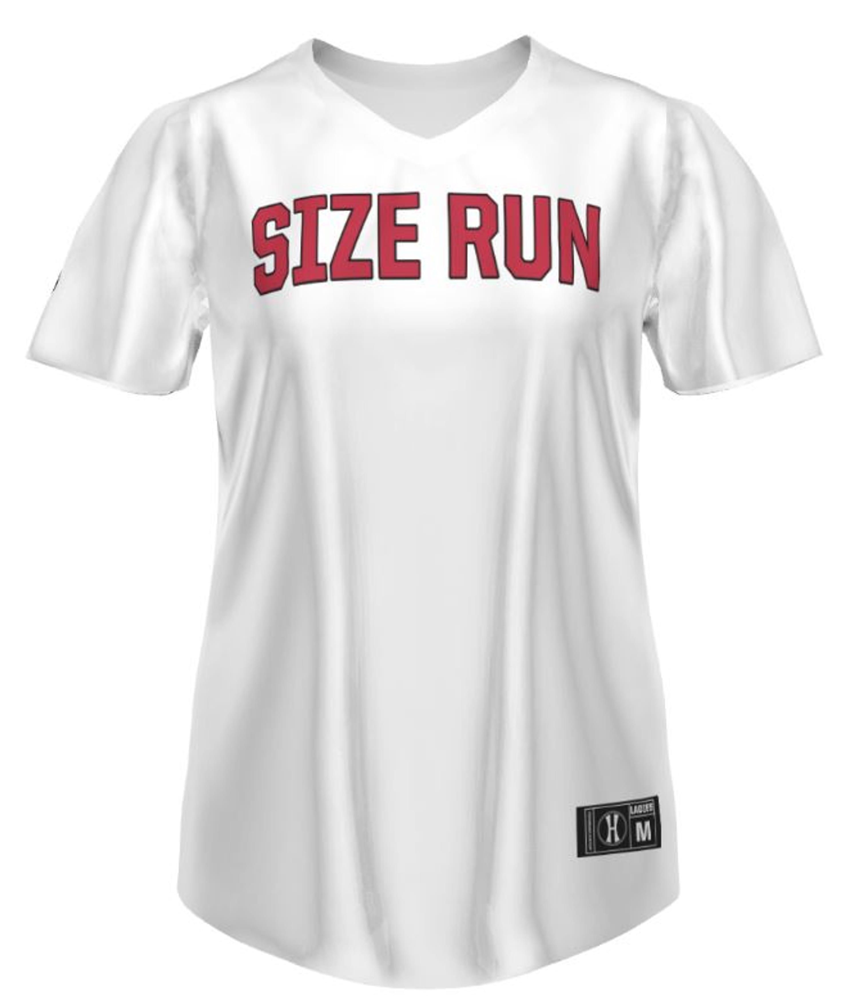 Holloway CUT_228435  Girls FreeStyle Sublimated Turbo Lightweight Short  Sleeve Softball Jersey