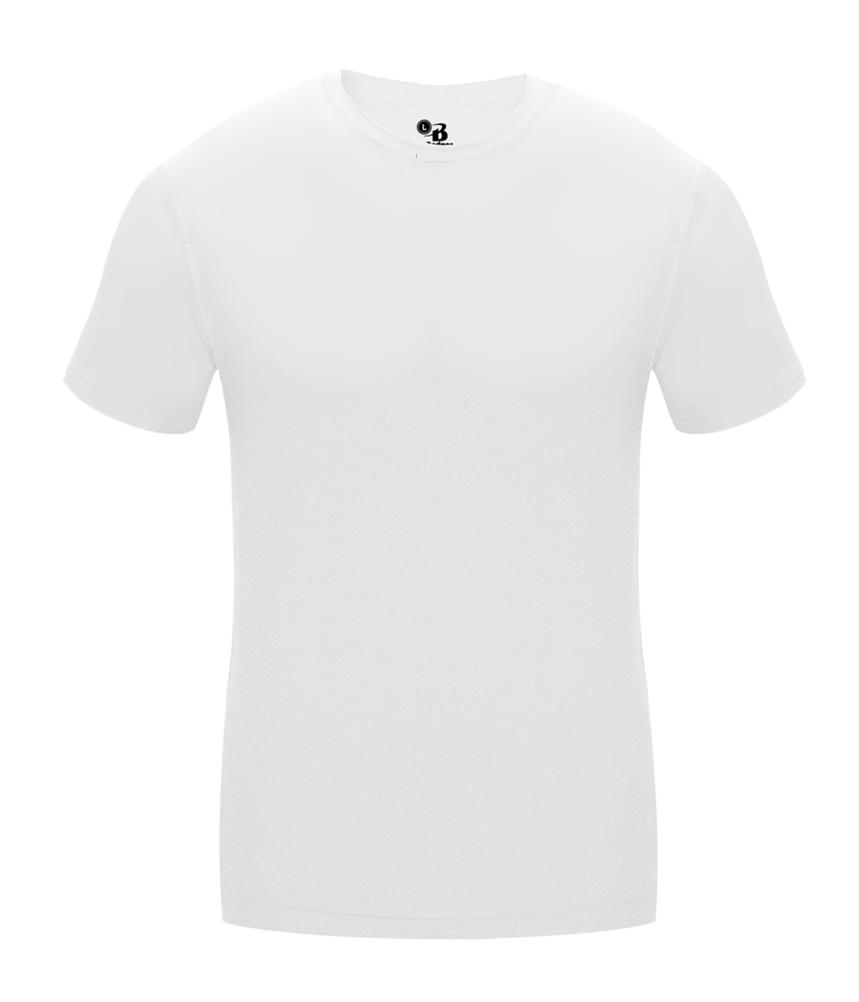 Lightweight White Youth Short Sleeve Compression Crew Lightweight White Youth Short Sleeve Compression Crew