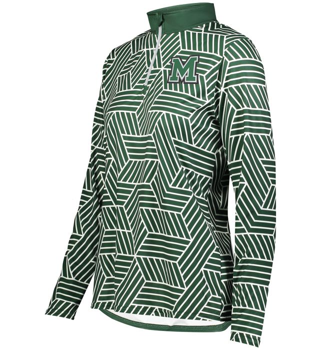Ladies FreeStyle Sublimated 1/4 Zip Pullover