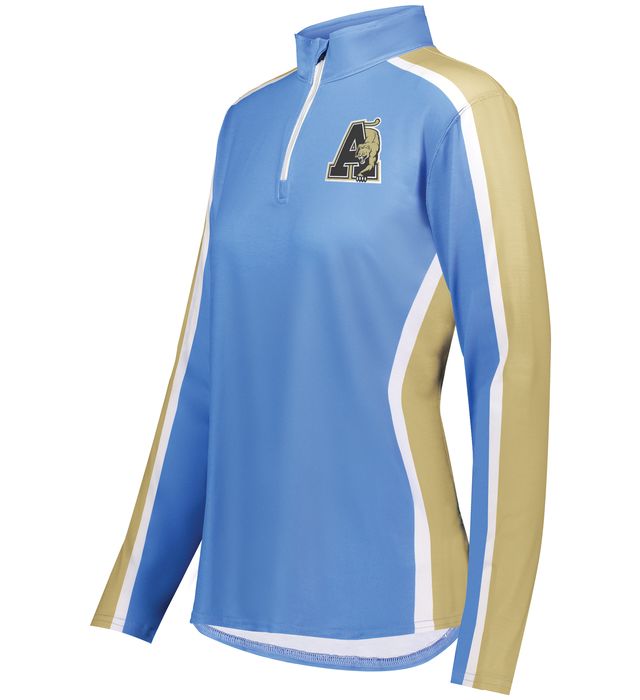 Ladies FreeStyle Sublimated Cotton-Touch Poly 1/4 Zip Pullover                                                                  