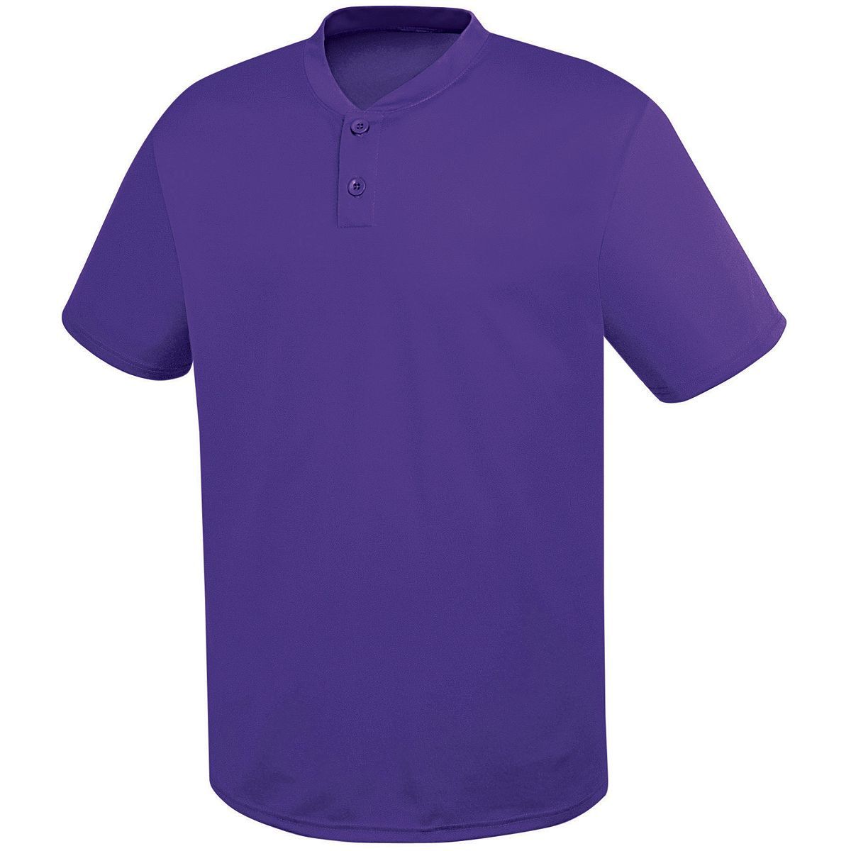 HighFive Men's Purple Essortex Two-Button Placket Jersey
