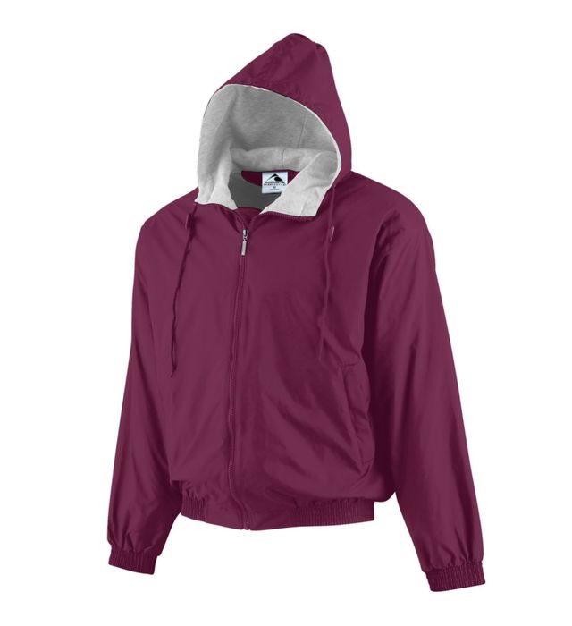 Hooded Taffeta Jacket/Fleece Lined