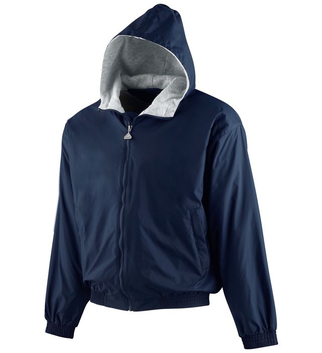 Youth Hooded Taffeta Jacket/Fleece Lined
