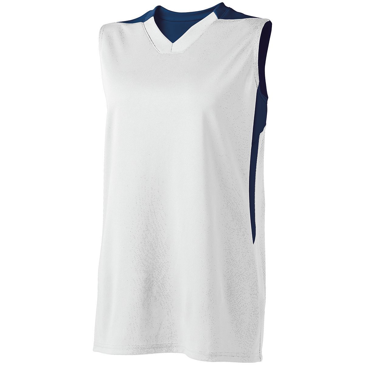 Holloway 224376 - Ladies Retro Basketball Jersey Royal/White - XL