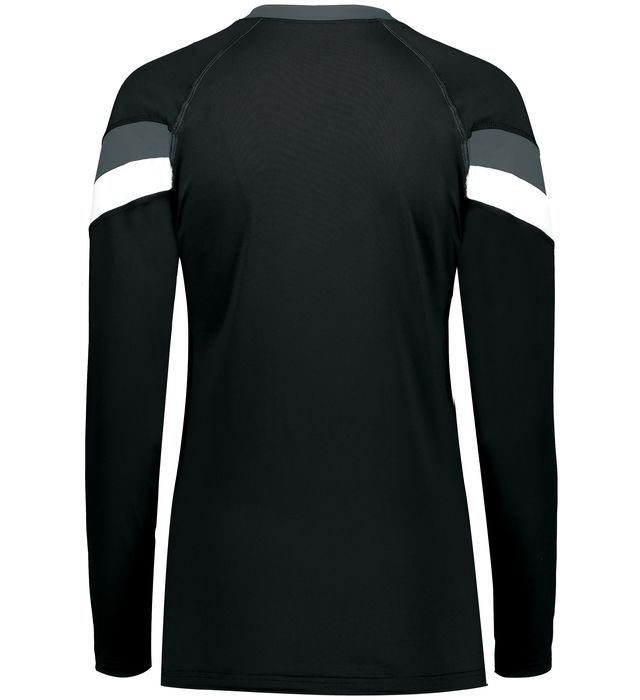 Ladies TruHit Tri-Color Long Sleeve Jersey | Augusta Sportswear Brands