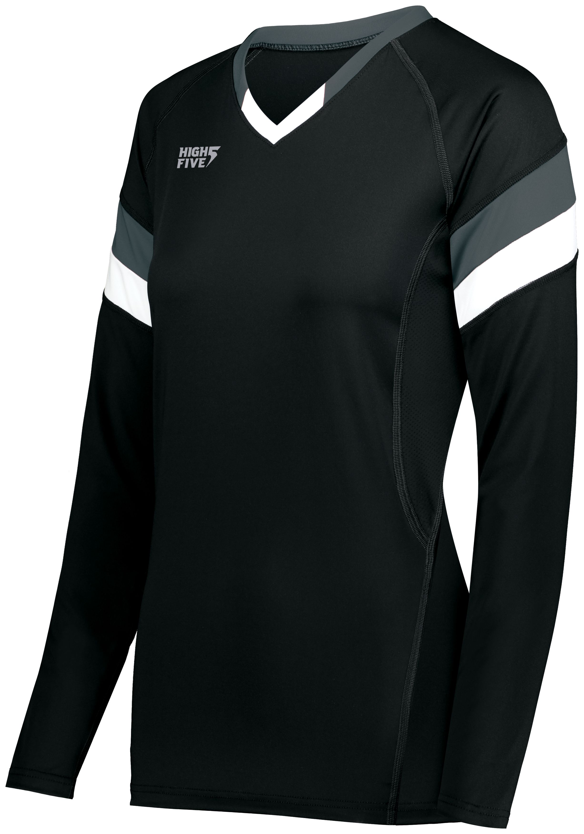 Girls TruHit Tri-Color Long Sleeve Jersey | Augusta Sportswear Brands