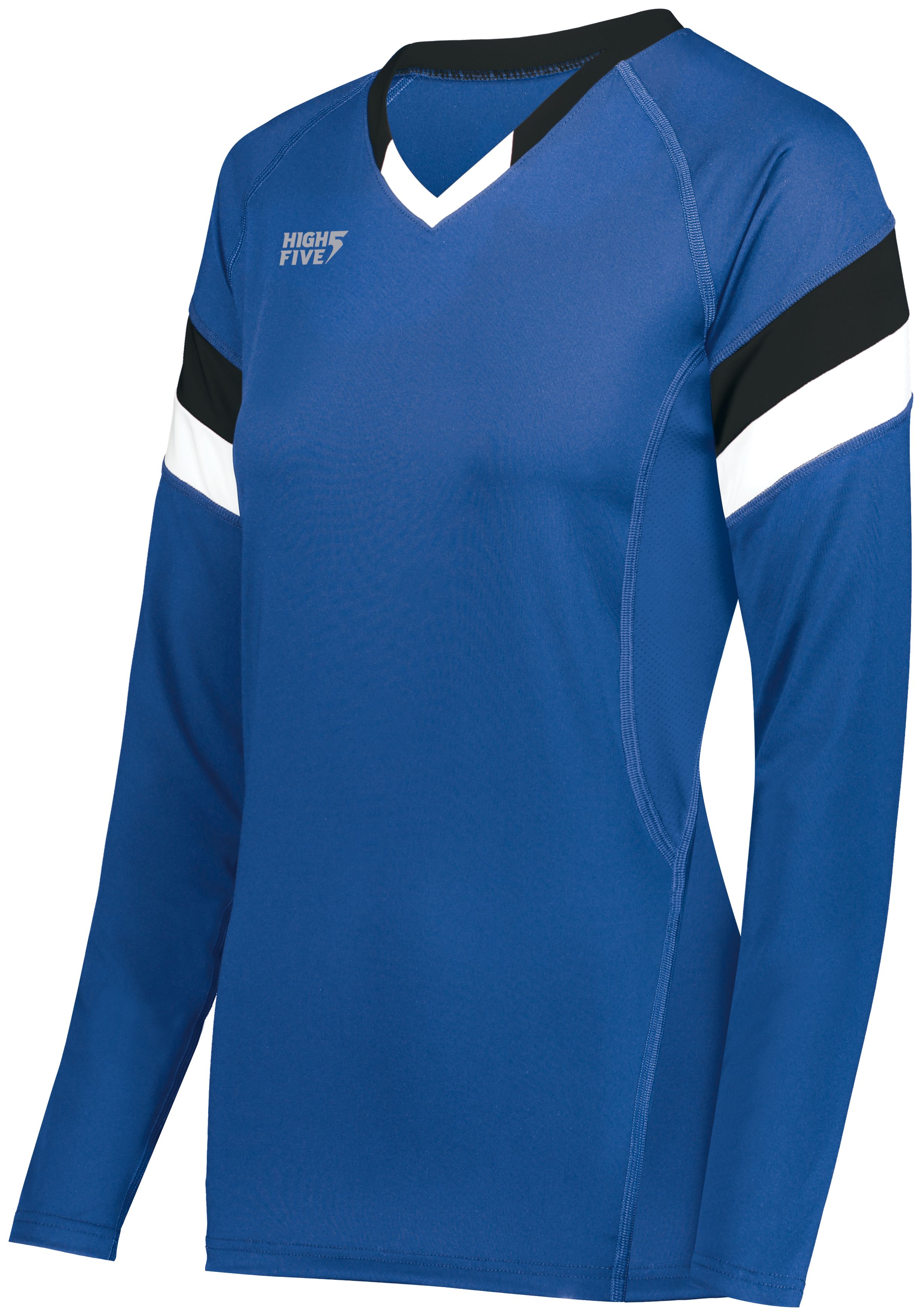 Girls TruHit Tri-Color Long Sleeve Jersey Augusta Sportswear Brands