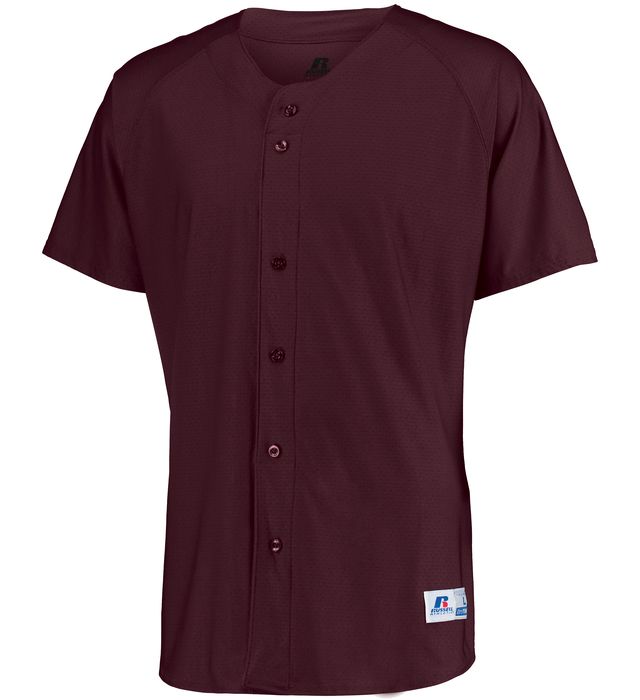 Russell 235JMM  Five Tool Full-Button Front Baseball Jersey