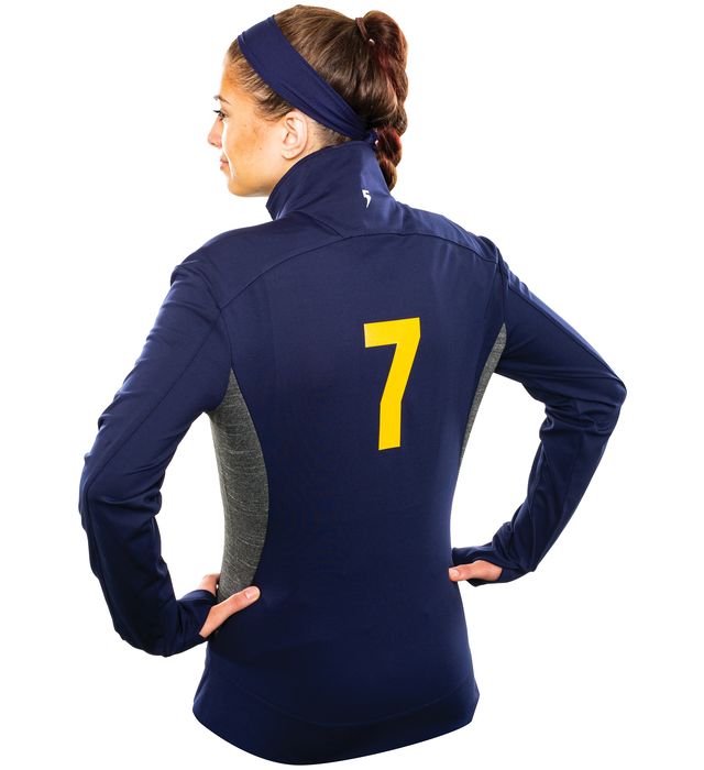 High Five Girls Free Form Jacket S Navy/Carbon Heather 