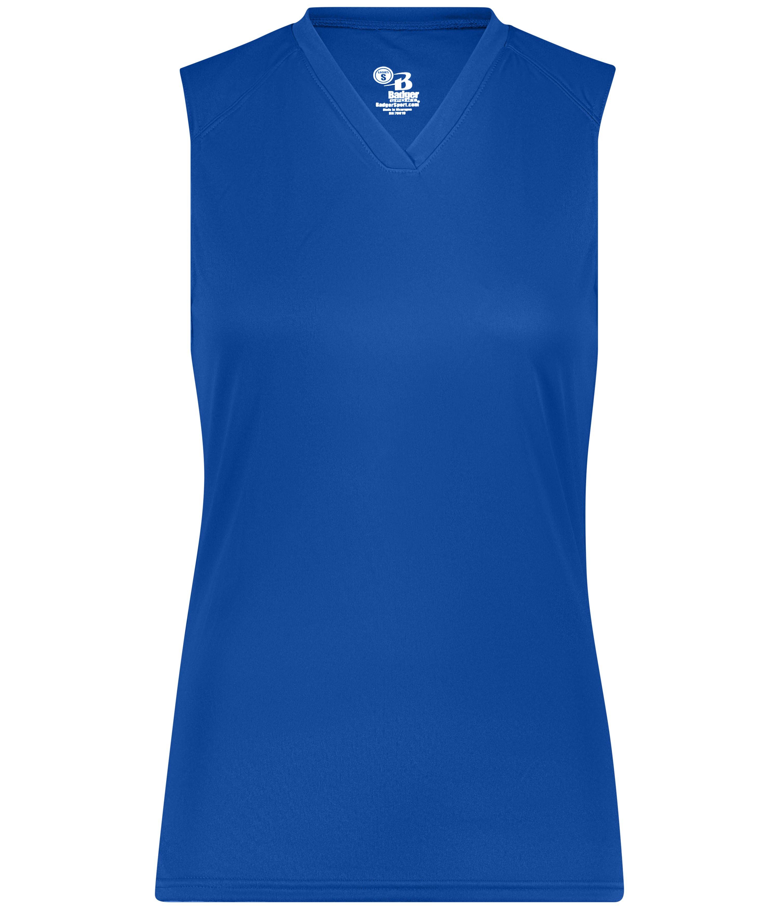 Badger Sport 216300 Girls B-core Sleeveless Tank in ROYAL (BA)
