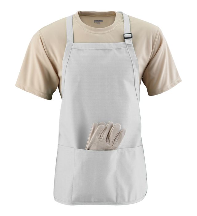 Medium Length Apron With Pouch
