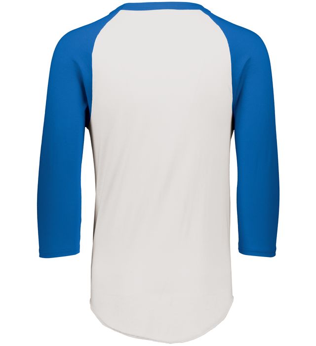 Augusta Sportswear Mens Baseball Jersey 2.0 3//4 Sleeve