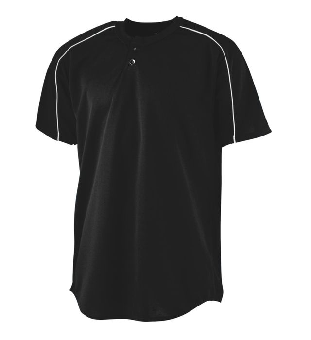Augusta 586  Youth Wicking Two-Button Baseball Jersey