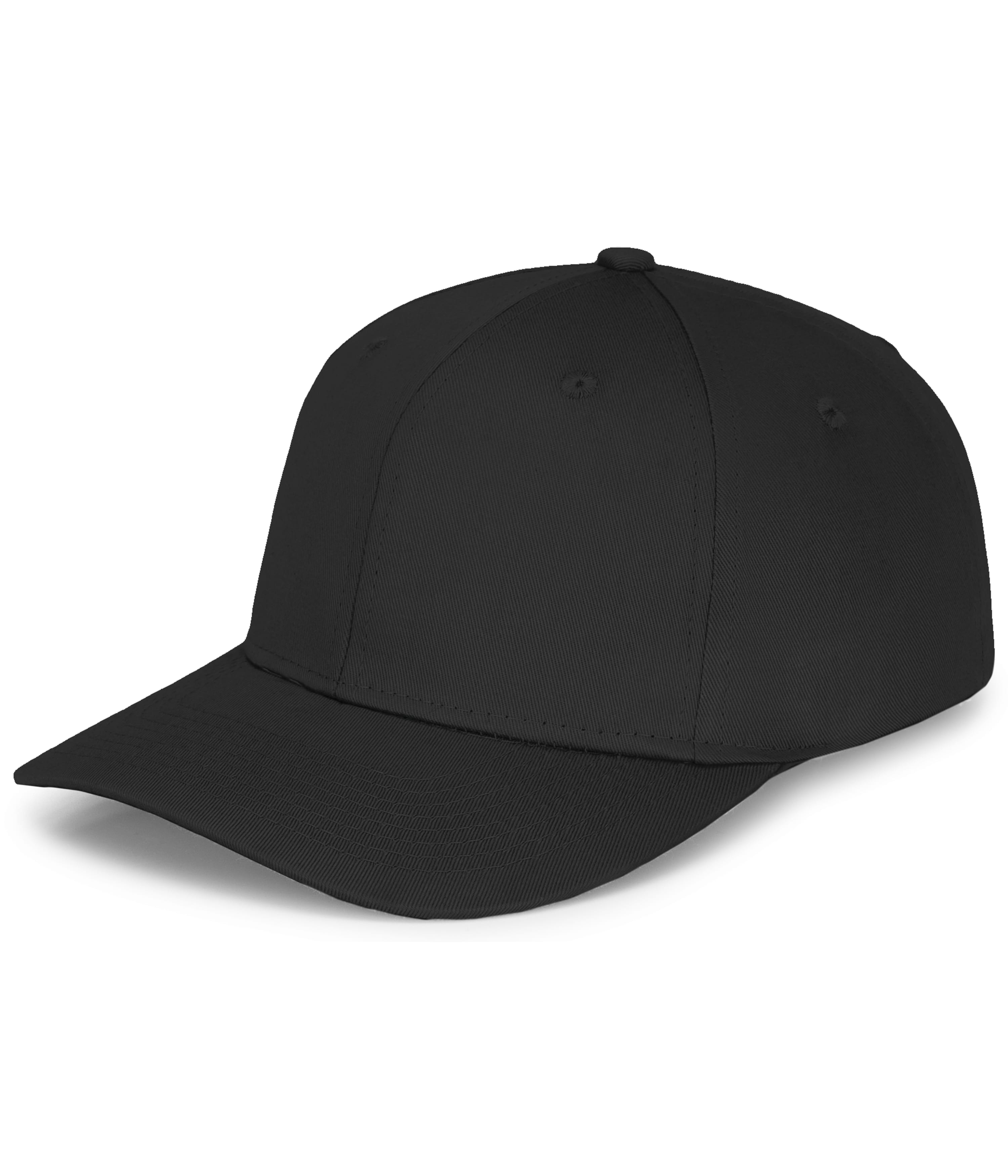 Youth Six-Panel Cotton Twill Low-Profile Cap - BLACK