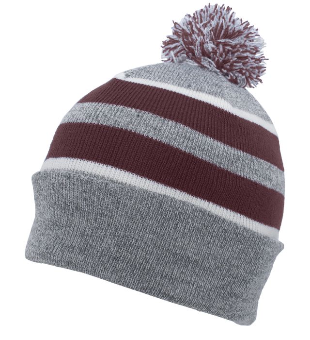 Tayee Team Logo Cap Cold Weather Sport Knit Hat Beanie Pom