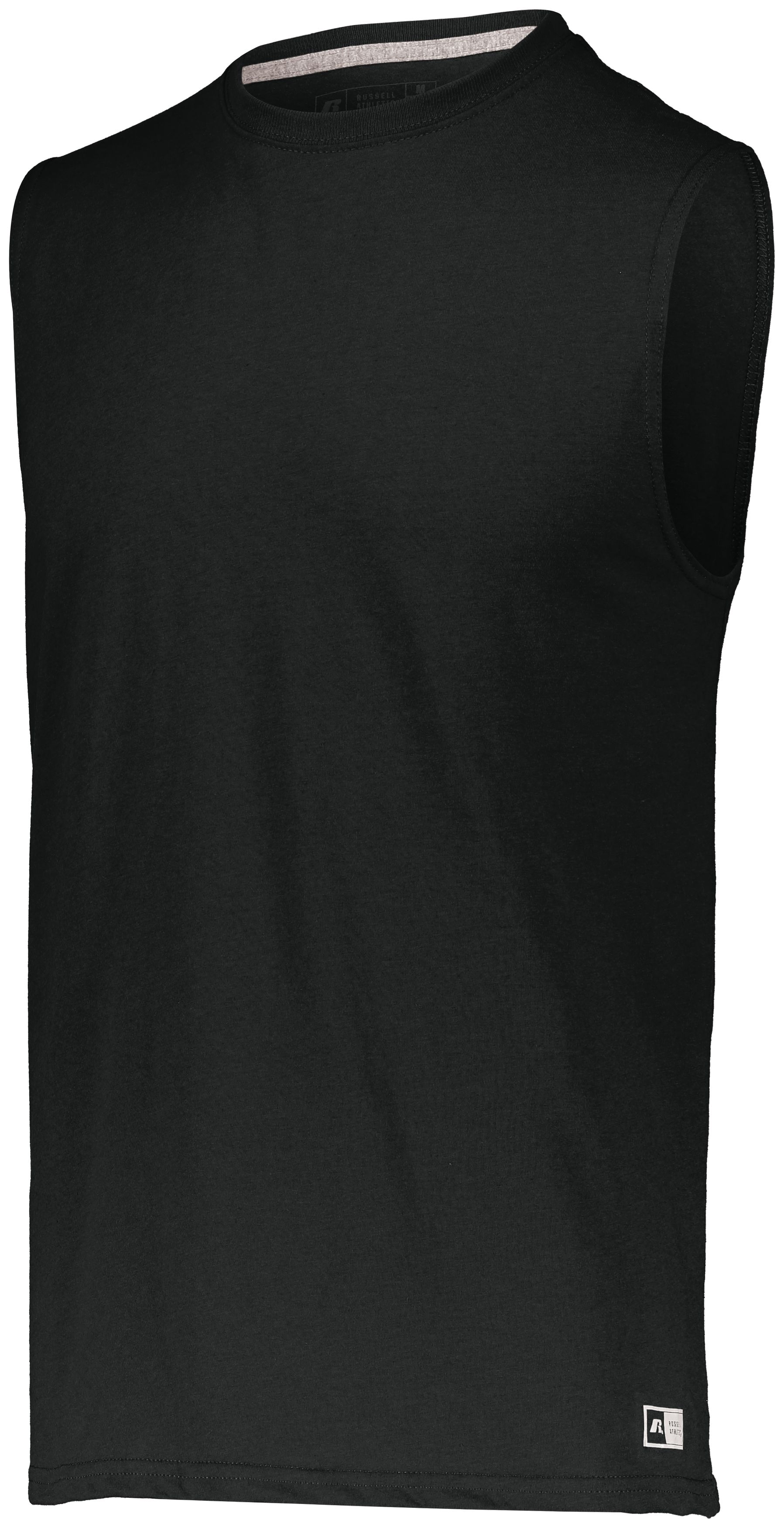 Russell Athletic Mens Black Essential Muscle Tee