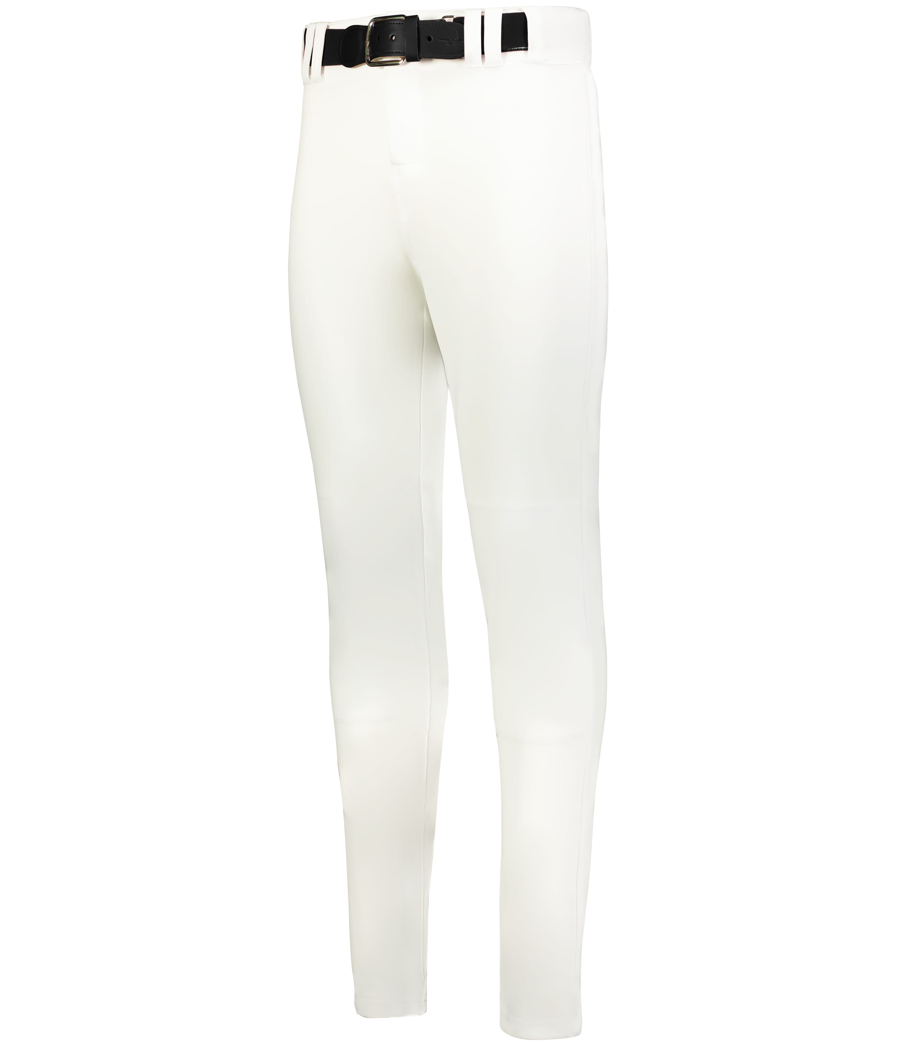 mens white tapered baseball pants