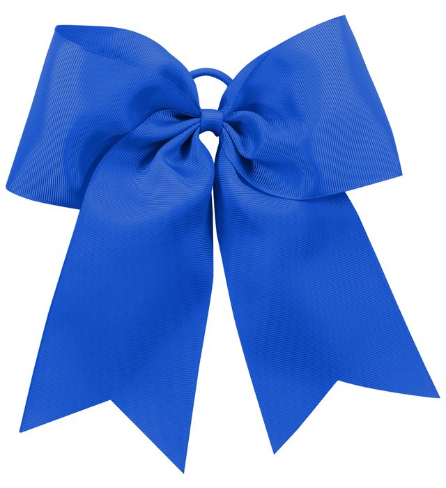 Royal Blue 3 Inch Cheer Bow Ponytail Holder Ribbon Hair Bows Cheerleading