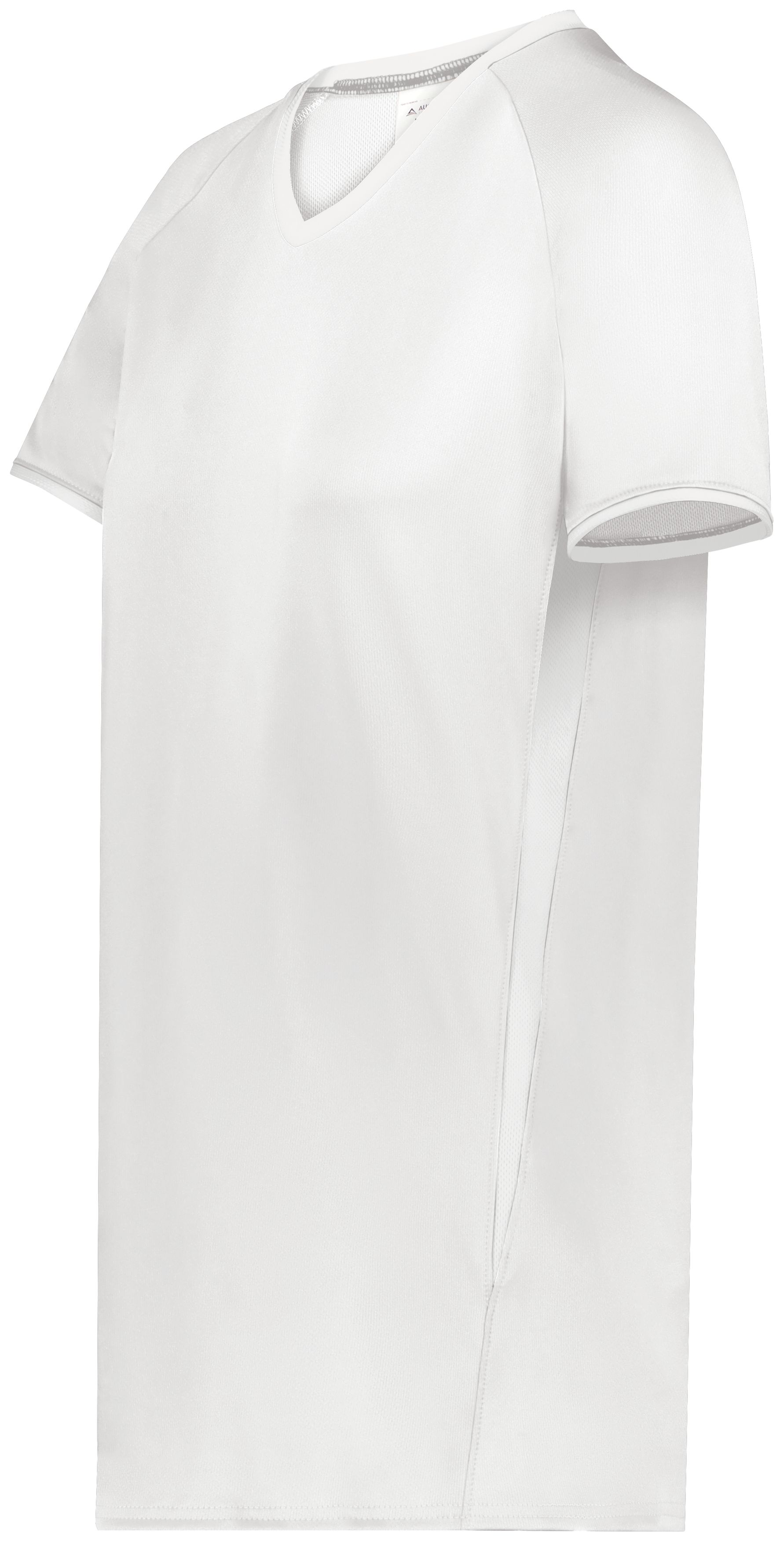 Agusta Sportswear Youth Girls Cutter+ V-Neck White Softball Jersey Agusta Sportswear Youth Girls Cutter+ V-Neck White Softball Jersey